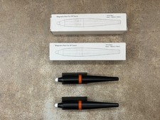 LOT OF 2 MAGNETIC PEN FOR IR TOUCH BLACK 138MM*18MM picture