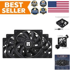 CPU Air Fan, 120mm Case Cooler with 1550RPM Speed PC Cooling, in The Unlit Ve... picture