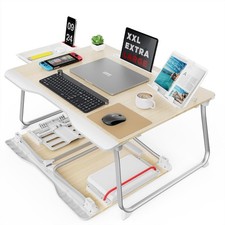 Folding Bed Desk for Laptop, Extra Large Folding Bed Tray Table picture