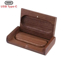 Custom Logo OTG Wood Type C USB2.0 Flash Drives 32GB 64GB Pen Drive Memory Stick picture