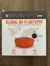 SIMO - Solis Hero Hotspot & Power Bank - Multi-Carrier, WiFi in 140+ Countrie... picture