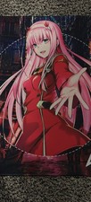Anime Darling in the Franxx Zero Two Code Pink Hair Playmat Desk Mat 35x16
