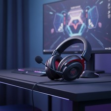 E900  Gaming Headset with Detachable Mic - 3D Surround Sound for PS4/Xbox picture