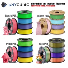 [Buy 5 PAY 3] ANYCUBIC PLA+/ PETG/ Silk/ Matte/ ABS / TPU 3D Filament Lot picture