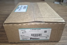 PANDUIT CJ6X88TGWH CAT 6A JACK MODULE - 1 SEALED BOX OF 50 - WHITE picture