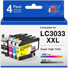 Compatible for LC3033 BK C M Y Ink Cartridges Brother LC3033XXL Super High-Yield picture