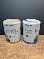 Memorex DVD + R New Sealed 2 Packs 100 Ea Total 200 Disks picture