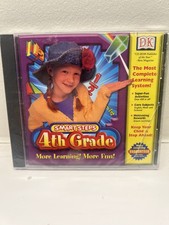SMART STEPS 4th grade vintage pc education software NEW 2001 math English MAC picture