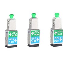3 Pack SC/APC Female to SC/UPC Male Fiber Optic Adapter Singlemode SM 9/125 H... picture