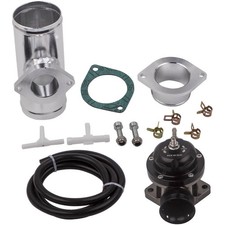 Type-RS Turbo Charger BOV Blow Off Valve & 2.5 in Alloy Flange Pipe Adapter Kit picture