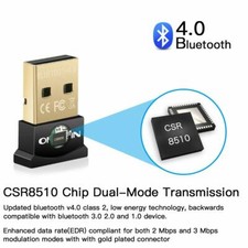 Adaptador Bluetooth Compatible Para PC USB Receptor Transmisor Inalambrica Nuevo picture