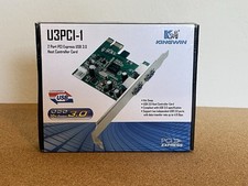 U3PCI-1 2 Port PCI Express USB 3.0 Host Controller Card Kingwin New Hot Swap picture