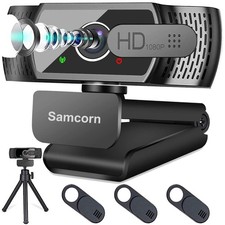 Webcam with Microphone for Desktop,1080P HD USB Live Streaming webcam picture