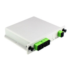 1PCS 1X4 Blade optical splitter,SC carrier-class fiber optic splitter SC-APC picture
