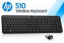 HP 510 Wireless Keyboard USB Receiver Included Factory Sealed New  picture