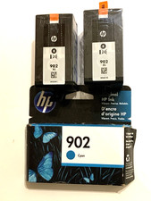 HP 902XL Black Ink 2x Jan25 Oct25, Cyan Oct22 Cartridge Genuine NEW SEALED picture