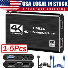 4K Audio Video Capture Card USB 3.0 HDMI Video Capture Device HD Recording Lot picture