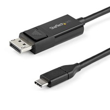 StarTech 6ft (2m) USB C to DisplayPort 1.2 Cable 4K 60Hz - Bidirectional DP to U picture