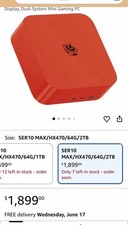 Beelink SER 10 Max 64gb 2tb Mini PC Red Lobster OEM Windows11 picture