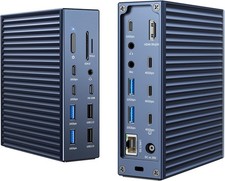 ACASIS Premium Aluminum TB4 Dock 40Gbps Dual 4K/8K HDMI 90W PD USB-C Hub picture