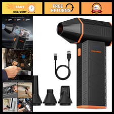 High-Powered Compressed Air Duster, 110,000 RPM, 3-Gear Adjustable, MegaFlow 50 picture