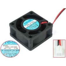 NMB-MAT 1608KL-04W-B50 Y10 DC 24V 0.13A 40x40x20mm 2-Wire Server Cooling Fan picture