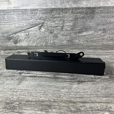 DELL AX510 PC Monitor Mount Multimedia Soundbar Stereo Speaker Black - USED  picture