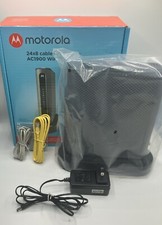 EXCELLENT CONDITION Motorola MT7711 24x8 Cable Modem + AC1900 Wi-Fi Router-Black picture