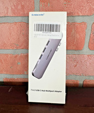 Lemorele 7 in 2 USB C Hub Dongle Dock Station TC47 BRAND NEW Multiport Adapter  picture