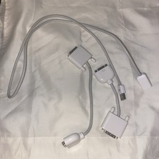 2 Apple DVI-I Single Link to VGA Female Monitor Adapter Display Cable And Extra picture