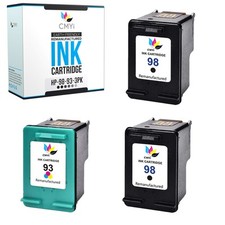 3X CMYi Compatible Printer Ink 98 93 for HP PhotoSmart C4180 C4183 C4188 C4190 picture