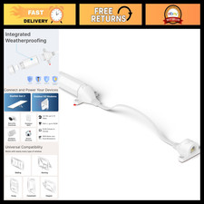 Ultra-Flat Ethernet Window Entry Cable - Passthrough Design for Easy Installatio picture