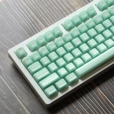 142 Keys Green Doubleshot SA Keycaps Translucent Keycaps Set picture