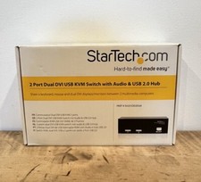 ✅ NEW StarTech.com SV231DD2DUA 2 Port Dual DVI USB KVM Switch w/ Audio picture