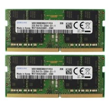 64GB (2X 32GB) Samsung DDR4 3200MHz PC4-25600 SODIMM Memory Ram M471A4G43AB1-CWE picture