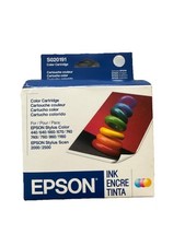 Epson S020191 Color Printer Ink Cartridge NEW - Made in USA - Expired picture