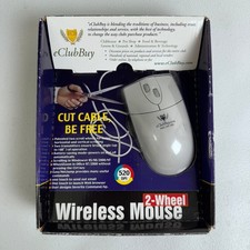 IWheelWorks Cable-Free 2-Wheel Mouse Retro For Windows 3.1/95/98/NT L80 NEW picture