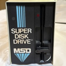MSD SD-1 Super Disk Drive Commodore 64 C64 PET VIC-20 Powers On w/ Manual picture