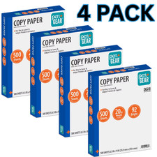Pen & Gear Printer Copy Paper 8.5x11 92 Bright 20lb 4 Reams 2000 Sheets picture