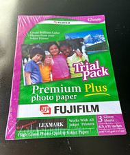 Fujifilm Premium Plus Glossy Inkjet Photo Paper Letter 8.5x11 White 3 Sheets picture