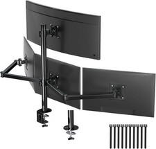 Quad Monitor Mount for 17-32 Inches - Fully Adjustable Heavy Duty 4 Monitor Arm  picture