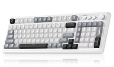 AULA S99 Wireless Gaming Keyboard 99 Key Number Pad White Gray RGB Backlight picture