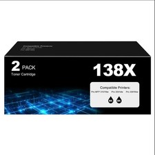 DEEIYUER 138X W1380X Black Toner Cartridge 2-Pack With Chip New picture