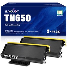 TN650 Toner Cartridge TN-650 2PK Black Replacement for Brother DCP-8085DN picture