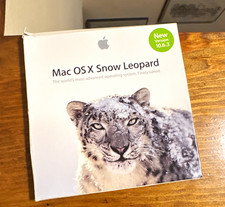 Apple Mac OS X Snow Leopard 10.6.3 Operating System Software DVD Disc, vintage picture