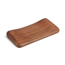 Ergonomic Walnut Wood Wrist Rest Fits Mouse 6.3x3.15 Inch Non Slip Pads picture