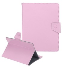 Universal 8 Inch Tablet Case, Protective Folio PU Leather Shell Case, Pink picture