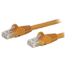 StarTech N6PATCH2OR 2ft Orange Cat6 Patch Cable RJ45 Snagless picture