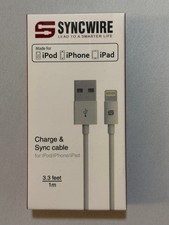 2X 3Ft Lightning Cable MFi USB Charge/Sync Cord for iPhone iPad White New picture