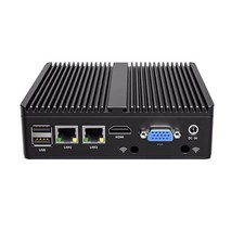 Firewall Industrial Fanless Mini PC Celeron N2840 Dual LAN picture
